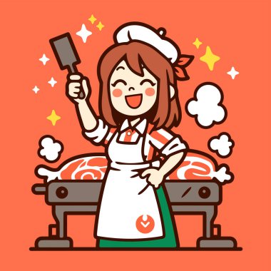 Izgarada eti olan Mutlu Aşçı