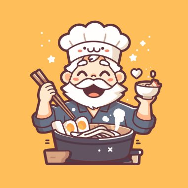 Lezzetli Şehriyeli Mutlu Ramen Aşçıları