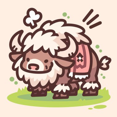 Şirin Çizgi Film Yak İllüstrasyonu