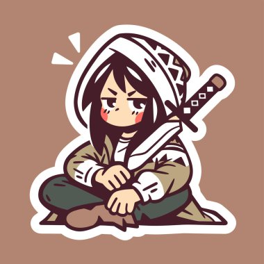 Katana ile Şirin Anime Ninja