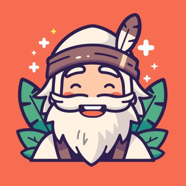 Mutlu Yerli Amerikan Şef Çizgi Filmi