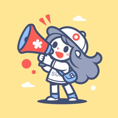 Megafonlu Şirin Kız Duyurusu