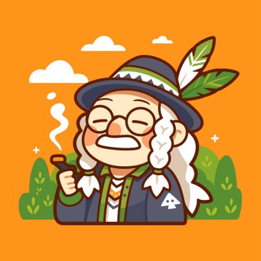 Pipo ve Şapkalı Yaşlı Kadın çizgi filmi