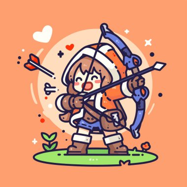 Yay ve Ok 'la Şirin Okçu Karakteri