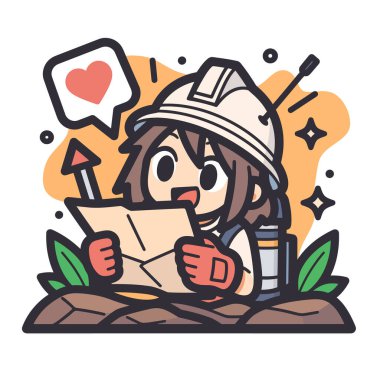 Heyecanlı Kaşif Bir Aşk Notuyla Bir Harita Okuyor