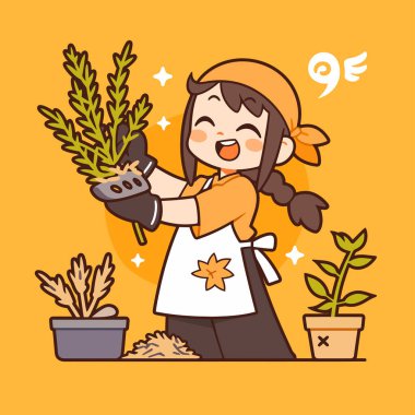 Mutlu Bahçıvan Tohum Ekiyor