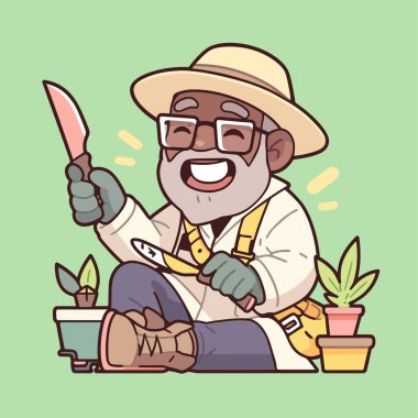 Alet ve Bitkilerle Mutlu Bahçıvan