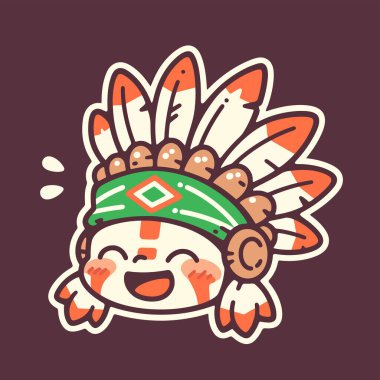 Sevimli Amerikan Yerlisi Çizgi Filmi