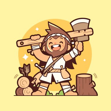 Çizgi film Ağaç Kesen Oduncu