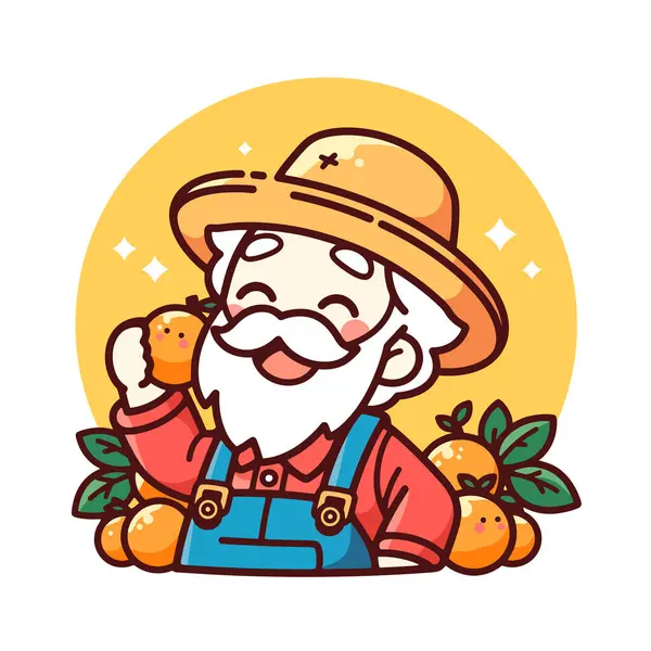 Portakallı Mutlu Çiftçi