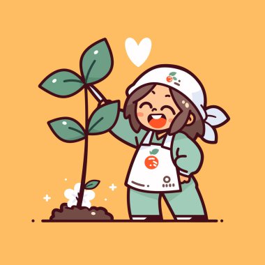 Mutlu Bahçıvan Tohum Ekiyor