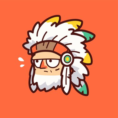 Çizgi film Amerikan Şef Portresi