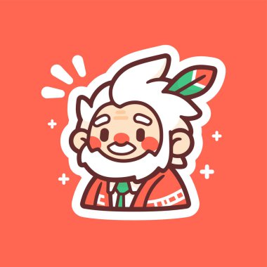 Amerikan yerlisi Noel Baba Etiketi