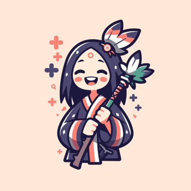 Personel ve Tüy ile Chibi Şaman