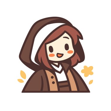 Başlıklı Chibi Anime Karakteri