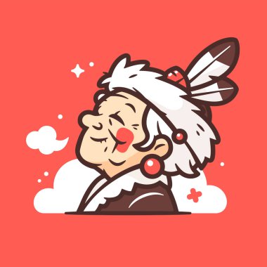 Tüylü Gülümseyen Amerikan Yaşlısı