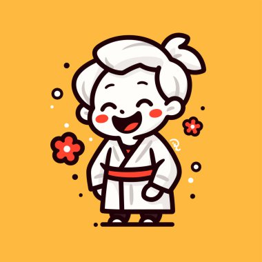 Mutlu Karate Çocuk Çizgi Filmi Karakteri