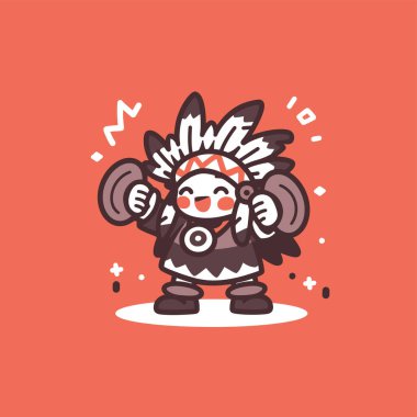 Davullu Mutlu Amerikan Çizgi Filmleri Karakteri