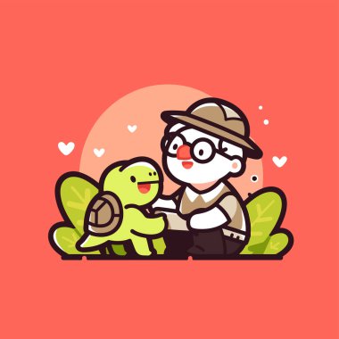 Yaşlı Adam ve Kaplumbağa Arkadaşlar Buluşması