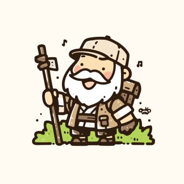 Yürüyen Sopalı Yürüyüş Yürüyüşçüsü