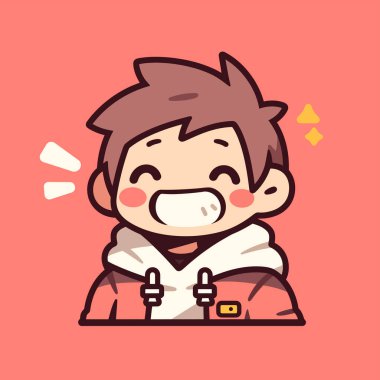 mutlu çocuk çizgi film karakteri