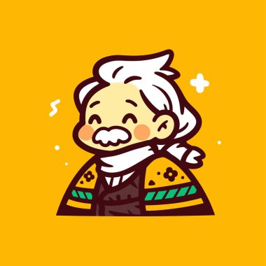 Şirin Çizgi Film Bilim Adamı Portresi