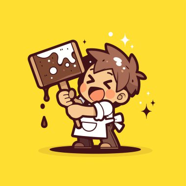 Çikolata Çekiçli Mutlu Aşçı