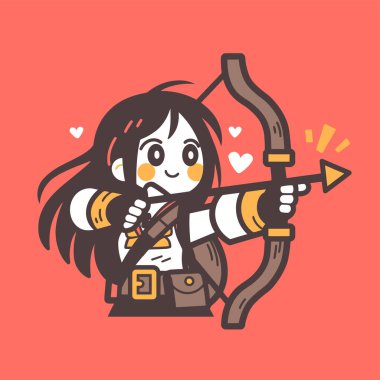 Oklu Şirin Anime Archer.