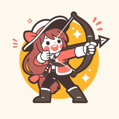 Oklu Şirin Anime Archer.