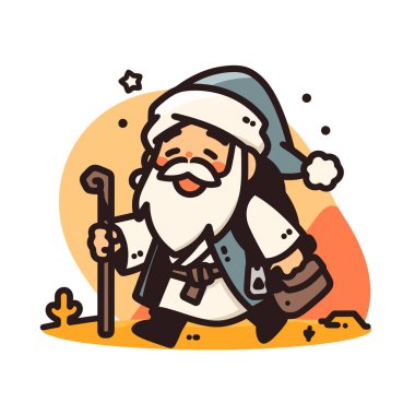 Aziz Niklas çizgi film tarzında yürüyor.