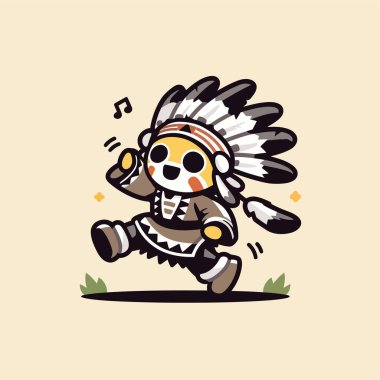 Şirin Yerli Amerikan Çizgi Filmi Karakteri Koşu ve Dans