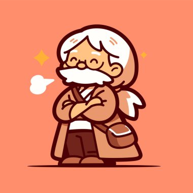 Sakallı yaşlı Chibi.