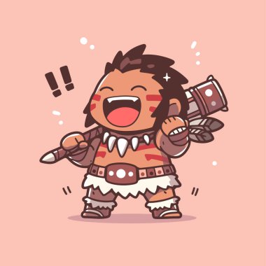 Baltalı Mutlu Chibi Barbarları