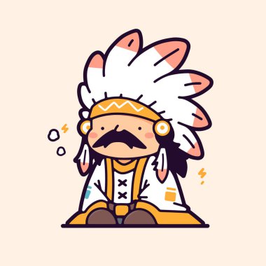 Kızılderili Çizgi Filmi Şefi