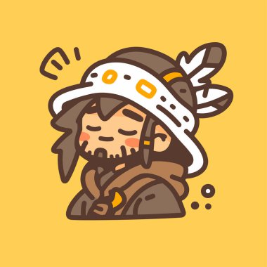 Çekici Yerli Amerikan Çizgi Filmi Karakteri