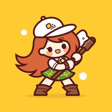 Balta Çizgifilmiyle Şirin Oduncu Kız