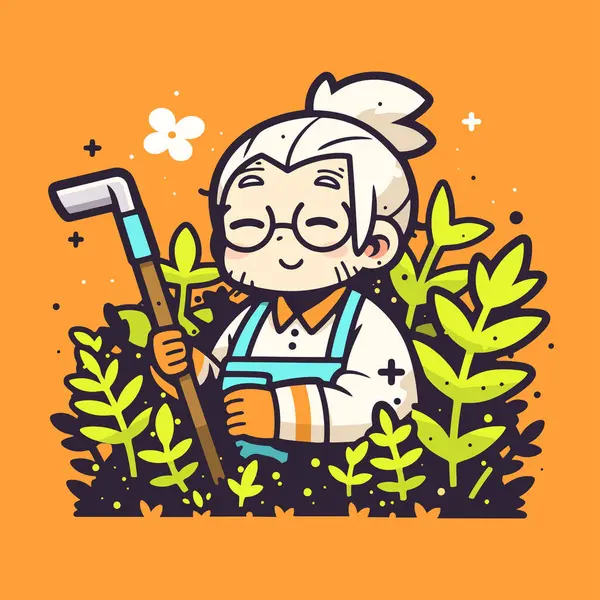 Bahçedeki Mutlu Bahçıvan