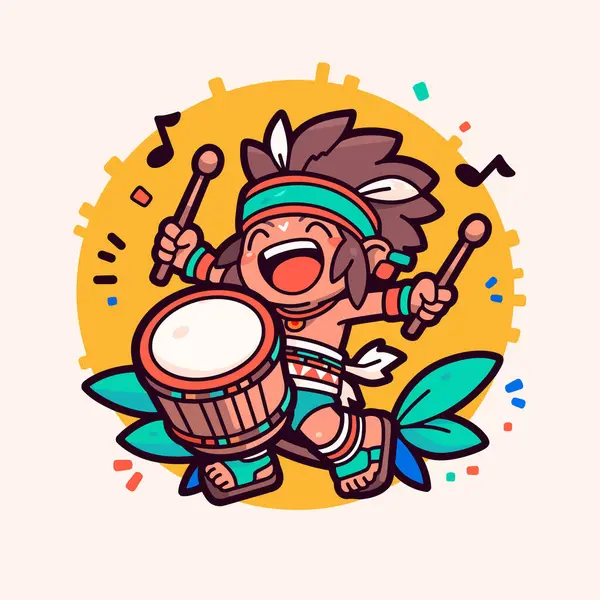 Aztek Davulcusu Müzikle Kutluyor