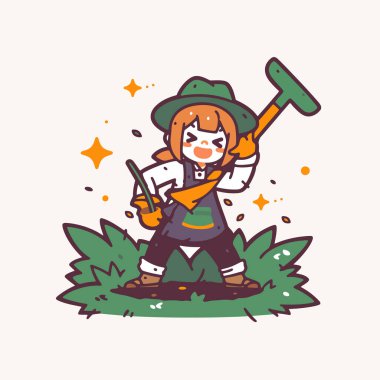 Aletli Mutlu Bahçıvan