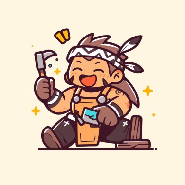 Elindeki Aletlerle Mutlu Marangoz