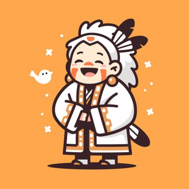 Gülen Yüzlü Amerikan Çizgi Filmi Şefi