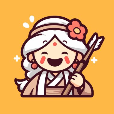 Anime Tarzında Ok ve Yaylı Büyüleyici Archer Kızı