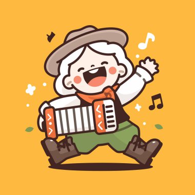 Mutlu Çizgi Film Akordiyon Oynatıcısı