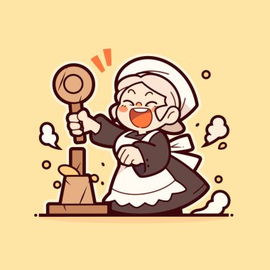 Tahta Kaşıklı Mutlu Fırıncı