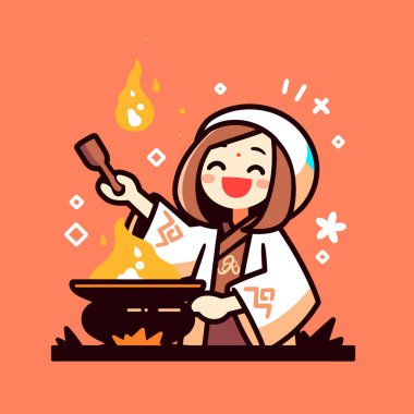 Mutlu Cadı Sihirli İksir Yapıyor