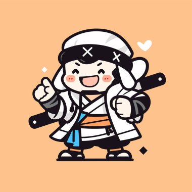 Katana ile Ninja Savaşçısı