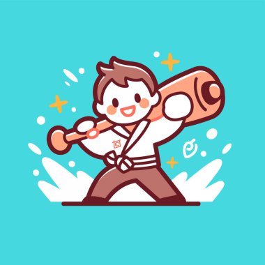 Mace 'li Karate Kid çizgi filmi