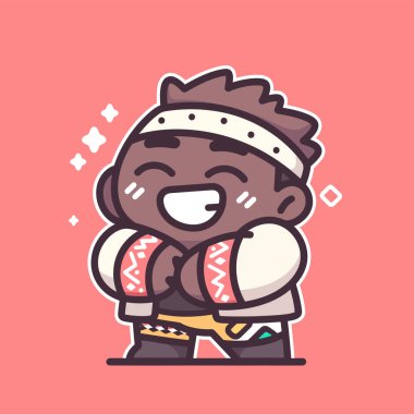 Neşeli Boksör Çizgi Film Karakteri