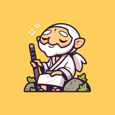 Bilge Samuray Katana ile Meditasyon