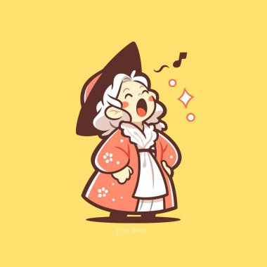 Kostümlü Chibi Şarkıcısı